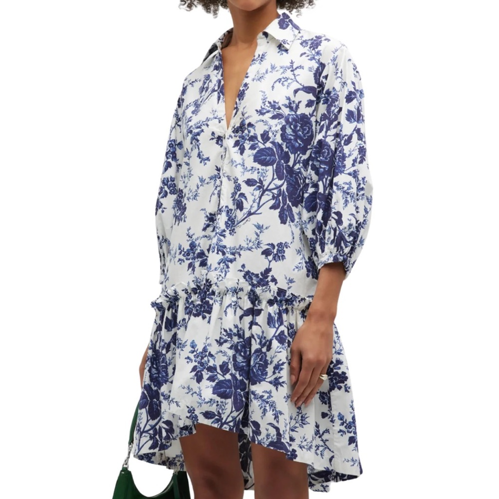 CARA CARA Silvia Dress Navy Vintage Floral